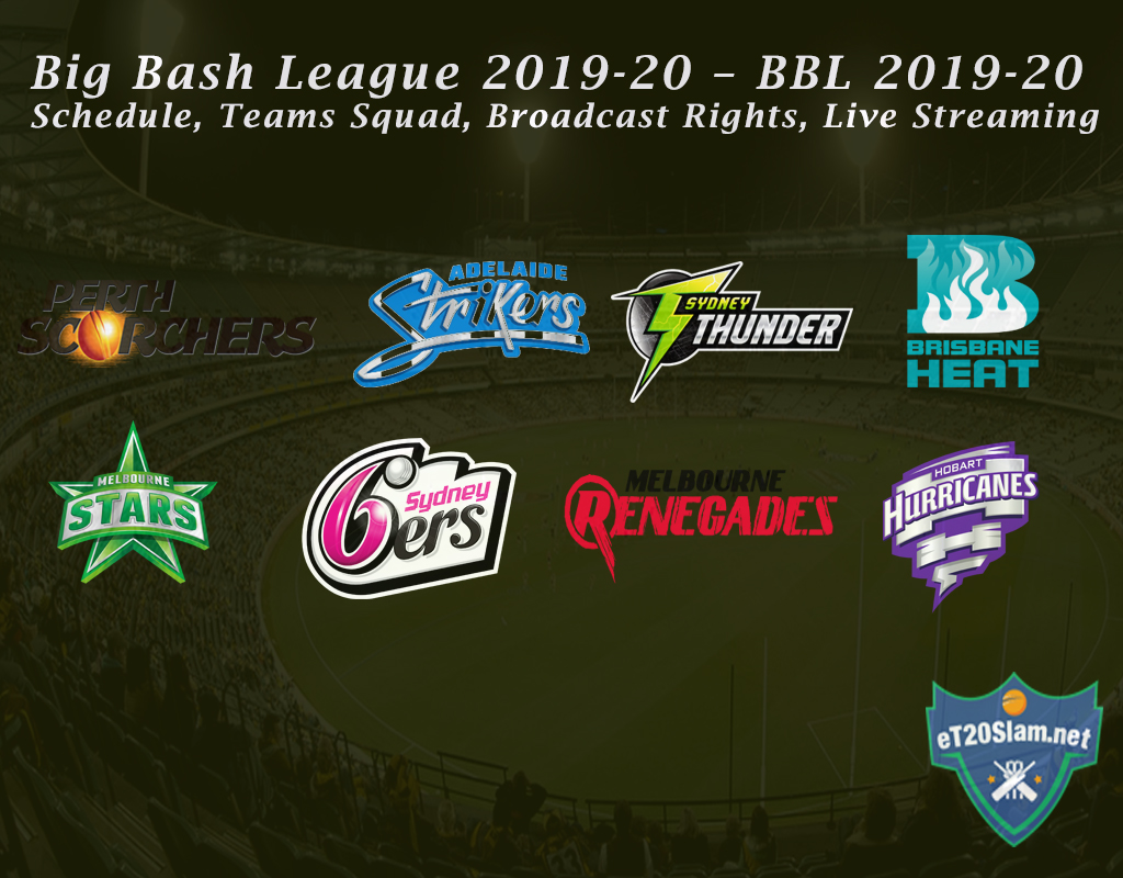 Big Bash League 2020 21 BBL 2020 21 Schedule Teams Squad Live