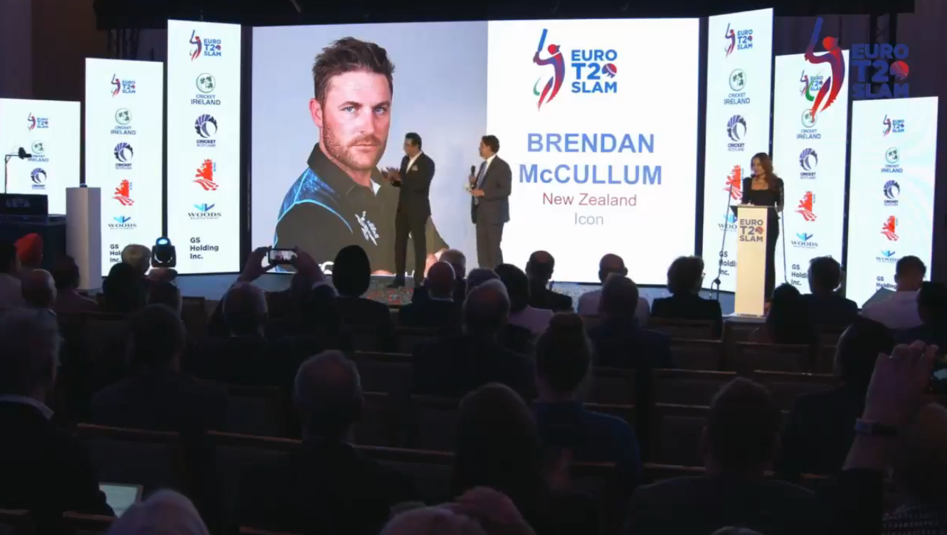 Brendan McCullum Icon Player Euro T20 Slam