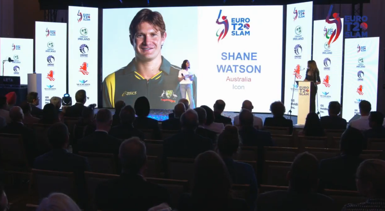 Shane Watson Icon Player Euro T20 Slam