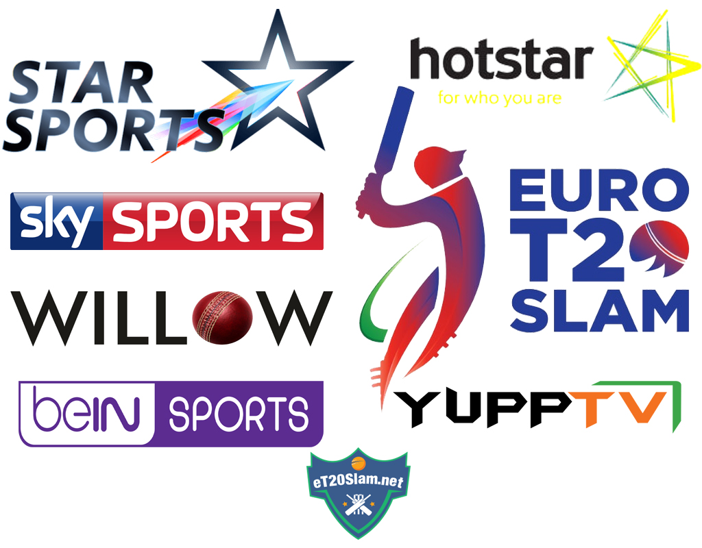 Tv channels broadcasting Euro T20 Slam Live [List]