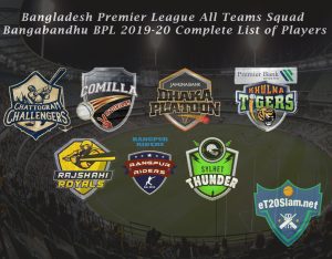 Bangladesh Premier League All Teams Squad