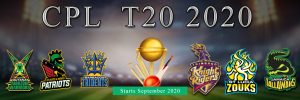 Caribbean Premier League 2020 - CPL T20 2020 Schedule, Teams Squads, Broadcast Rights