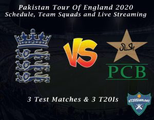Pakistan Tour Of England 2020 – Schedule, Team Squads and Live Streaming