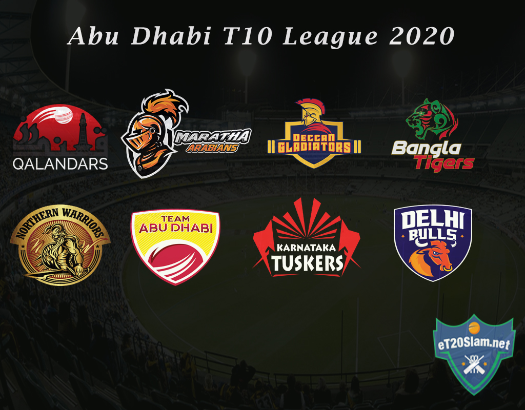 Abu Dhabi T10 League T10 League 2021 Schedule, Teams Squads