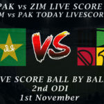 PAK vs ZIM LIVE SCORE, 2nd ODI 2020, PAK vs ZIM 2nd ODI Live PTV Sports