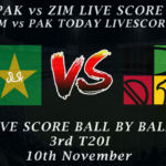 PAK vs ZIM LIVE SCORE, 3rd T20I 2020, PAK vs ZIM 3rd T20I On PTV Sports