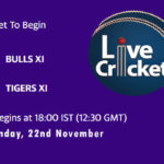 BUL vs TIG Live Score, Match 22, Pondicherry T20 Tournament, 2020, BUL vs TIG Scorecard Today, BUL vs TIG Lineup