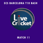 CTT vs PIC Live Score, ECS Barcelona T10 Bash, CTT vs PIC Scorecard Today, CTT vs PIC Lineup