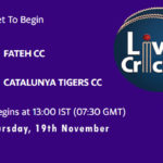 FCC vs CTT Live Score, Match 33, ECS Barcelona, FCC vs CTT Scorecard Today, FCC vs CTT Lineup