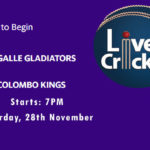 GG vs CK Live Score, Match 4, Lanka Premier League, 2020, GG vs CK Scorecard Today, GG vs CK Lineup