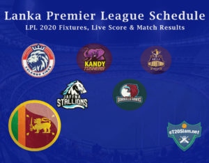Lanka Premier League Schedule - LPL 2020 Fixtures, Live Score & Match Results