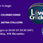 CK vs JS Live Score, Lanka Premier League, CK vs JS Scorecard Today, CK vs JS Lineup