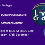 DPS vs AJM Live Score, Emirates D20 Tournament, DPS vs AJM Scorecard Today, DPS vs AJM Lineup