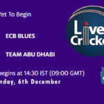 ECB vs ABD Live Score, Emirates D20 Tournament, ECB vs ABD Scorecard Today, ECB vs ABD Lineup