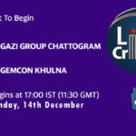 GGC vs GKH Live Score, Bangabandhu T20 Cup, GGC vs GKH Scorecard Today, GGC vs GKH Lineup