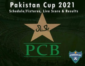 Pakistan Cup 2021 - Schedule Fixtures, Live Score & Results