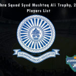 Andhra Squad Syed Mushtaq Ali Trophy, 2021 Players List