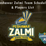 Peshawar Zalmi Team Schedule & Players List
