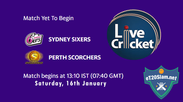 SIX Vs SCO Live Score, Big Bash League, 2020/21, SIX Vs SCO Scorecard ...