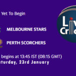 STA vs SCO Live Score, Big Bash League, 2020-21, STA vs SCO Scorecard Today Match, Playing XI, Pitch Report
