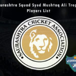 Saurashtra Squad Syed Mushtaq Ali Trophy, 2021 Players List
