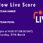 AMB vs PEA Live Score, KCA Pink T20 Challengers, 2021, AMB vs PEA Scorecard Today