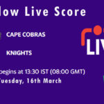 CC vs KTS Live Score, 4-Day Franchise Series, 2020-21, CC vs KTS Dream11 Today Match