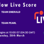 EME vs PEA Live Score, KCA Pink T20 Challengers, 2021, EME vs PEA Scorecard Today