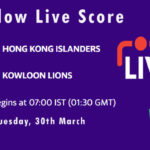 HKI vs KOL Live Score, Epic Group All Stars 50 over Series, 2021, HKI vs KOL Scorecard Today