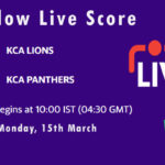 LIO vs PAN Live Score, KCA Presidents Cup T20, 2021, LIO vs PAN Dream11 Today Match