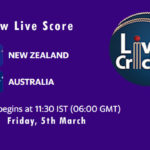 NZ vs AUS Live Score, 4th T20I, NZ vs AUS Dream11 Today Match