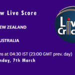 NZ vs AUS Live Score, 5th T20I, NZ vs AUS Dream11 Today Match