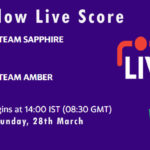 SAP vs AMB Live Score, KCA Pink T20 Challengers, 2021, SAP vs AMB Scorecard Today