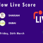 SHA vs DUB Live Score, Emirates D10 Tournament, 2021, SHA vs DUB Scorecard Today