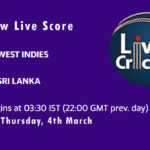 WI vs SL Live Score, Sri Lanka tour of West Indies, 1st T20I, WI vs SL Dream11 Match Prediction Today