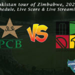Pakistan tour of Zimbabwe, 2021 Schedule, Live Score & Live Streaming