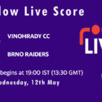 VCC vs BRD Live Score, ECS Prague T10 League 2021, VCC vs BRD Scorecard Today, VCC vs BRD Playing XIs