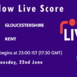 GLO vs KET Live Score, T20 Blast, 2021, GLO vs KET Playing XIs