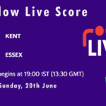 KET vs ESS Live Score, T20 Blast, 2021, KET vs ESS Playing XIs