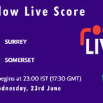 SUR vs SOM Live Score, T20 Blast, 2021, SUR vs SOM Playing XIs
